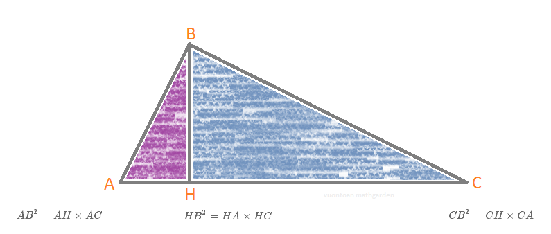 Định Lý Đường Cao Tam Giác Vuông và Chứng Minh Định Lý Pitago