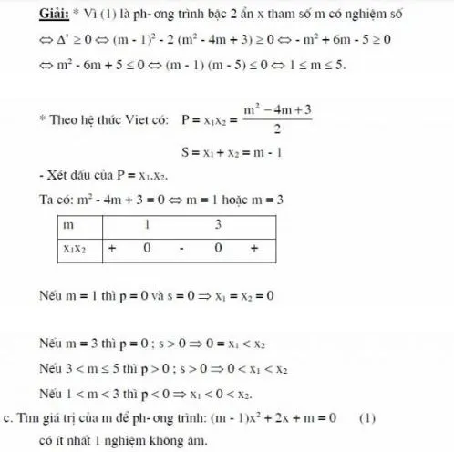 Xét Dấu Các Nghiệm 3