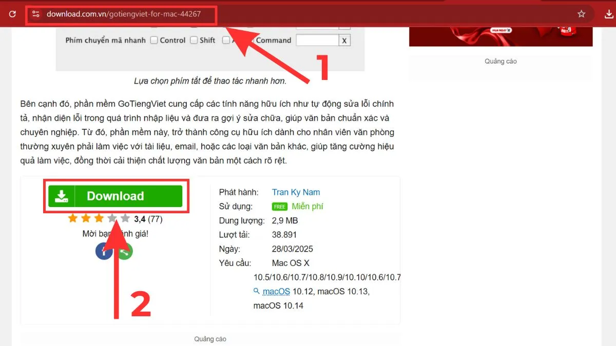 Cách sửa lỗi Zalo không gõ được tiếng Việt trên Macbook - bước 1