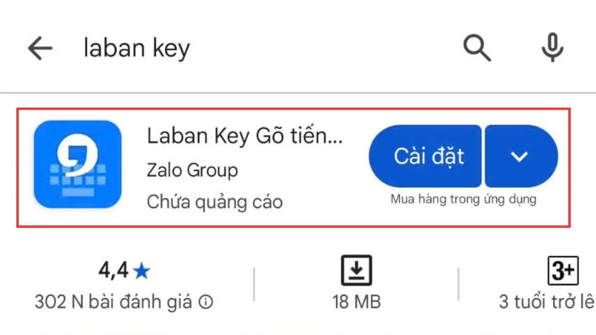 Cách khắc phục lỗi Zalo không gõ được tiếng Việt cài ứng dụng hỗ trợ bàn phím