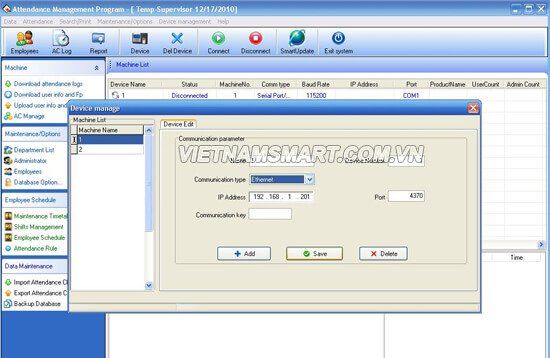 Phần Mềm Chấm Công ZKTime 5.0 Tiếng Việt: Hướng Dẫn Chi Tiết Từ A-Z