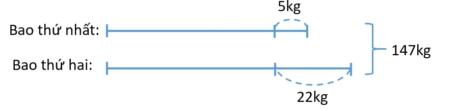 Hình chữ nhật với chiều dài và chiều rộng được đánh dấu rõ ràng