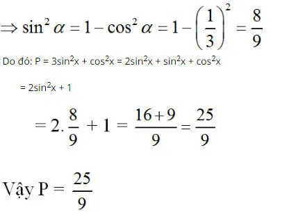 Các bước biến đổi đại số để tính giá trị biểu thức lượng giác