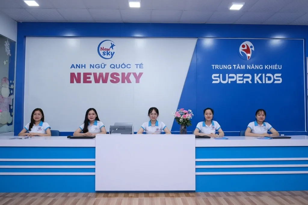 Cơ sở vật chất khang trang tại trung tâm tiếng Anh Newsky quận Gò Vấp