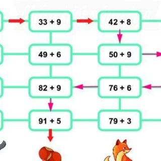 Bài tập cộng trừ trong phạm vi 100 lớp 1