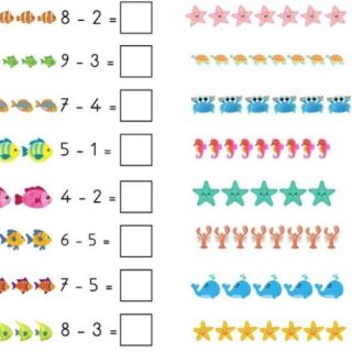 Bài tập toán cho bé chuẩn bị vào lớp 1