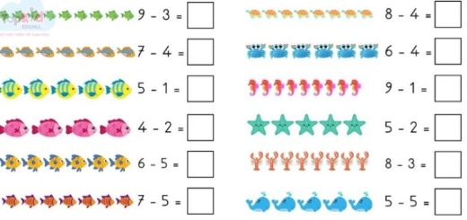 Bài tập toán cho bé chuẩn bị vào lớp 1