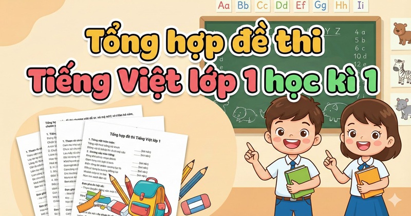 Đề Thi Học Kì 1 Lớp 1 Môn Tiếng Việt