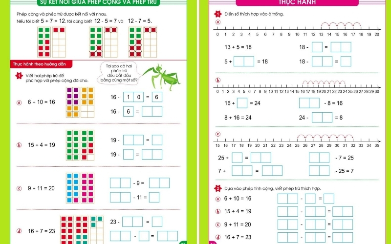 Phương pháp dạy bé cộng trừ phạm vi 100 hiệu quả