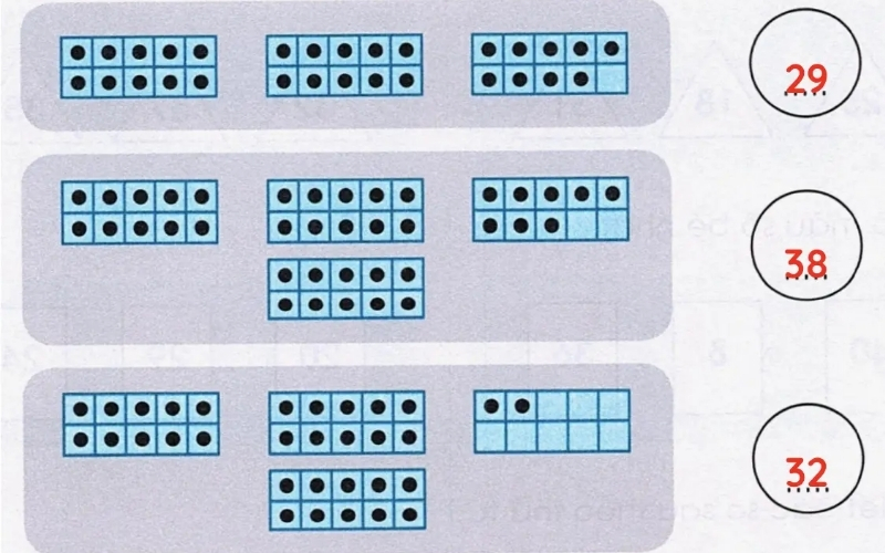 Vở Bài Tập Toán Lớp 1 Tập 2 Trang 36