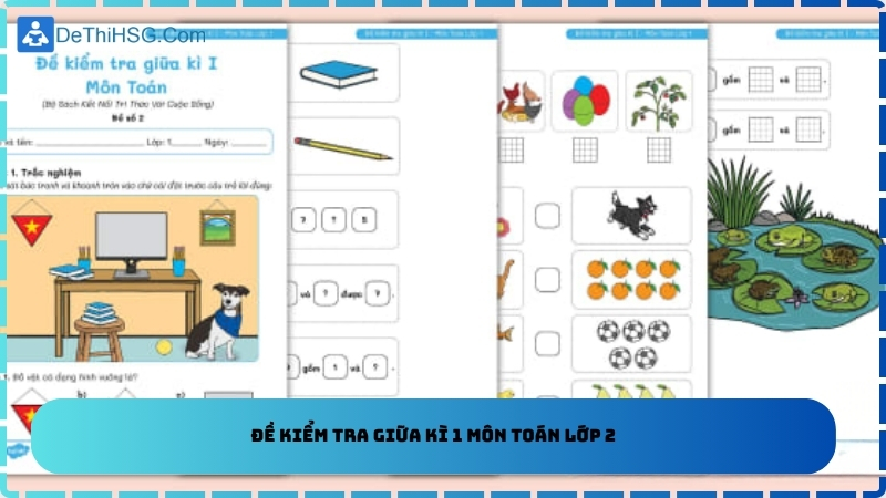 Đề kiểm tra giữa kì 1 môn toán lớp 2