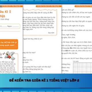 Đề kiểm tra giữa kì 1 tiếng việt lớp 2