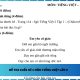 Đề thi cuối kì 1 môn Tiếng Việt lớp 2