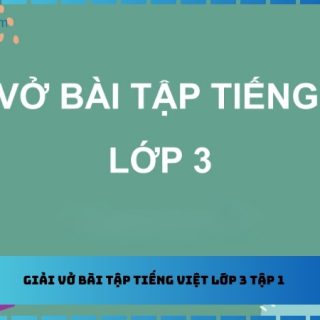 Giải vở bài tập tiếng Việt lớp 3 tập 1