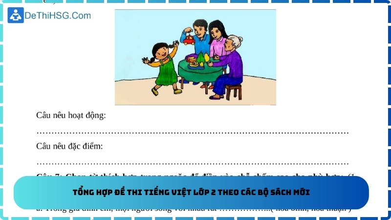 Tổng hợp đề thi Tiếng Việt lớp 2 theo các bộ sách mới