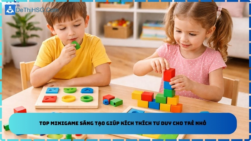 Top minigame sáng tạo giúp kích thích tư duy cho trẻ nhỏ