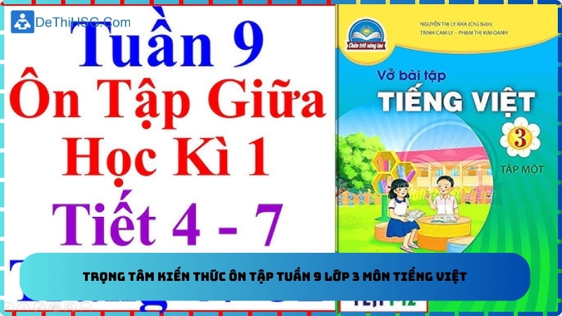 Trọng tâm kiến thức ôn tập tuần 9 lớp 3 môn Tiếng Việt